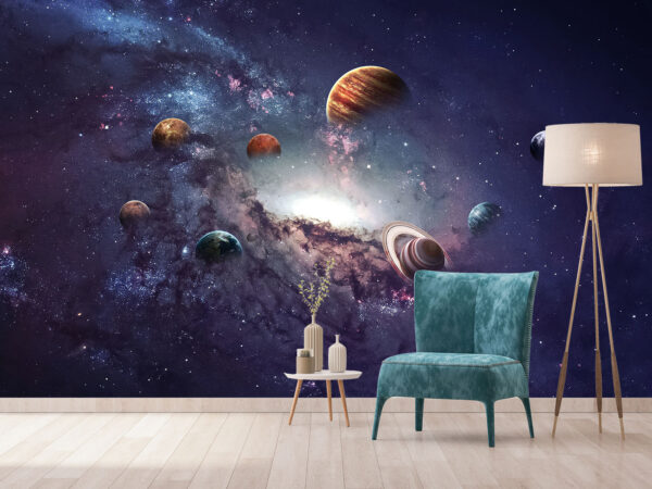 Space Planets wallpaper design