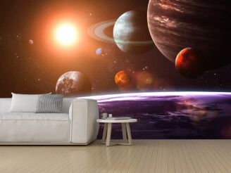 Space Planets wallpaper design