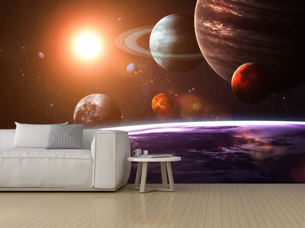 Space Planets wallpaper design