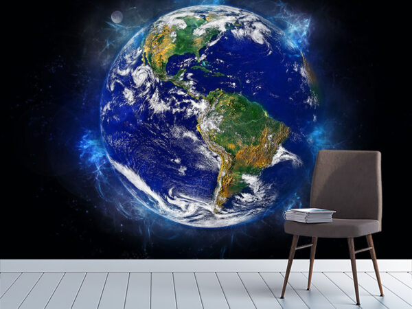 Space planet Earth wallpaper design