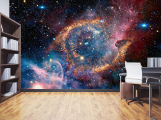 Space galaxy, nebula wallpaper design