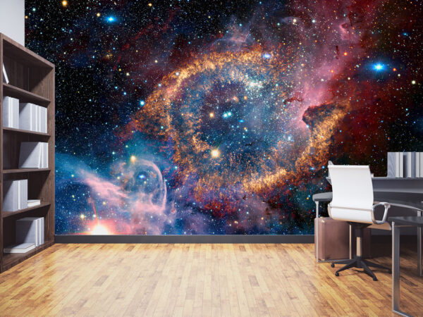 Space galaxy, nebula wallpaper design