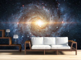 Space galaxy wallpaper design